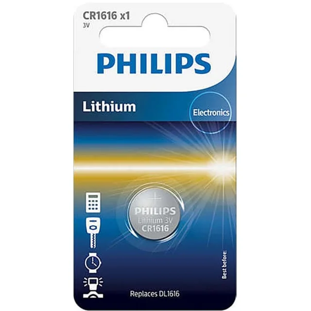 Philips Lithium CR1616 batteri | CR1616-00B