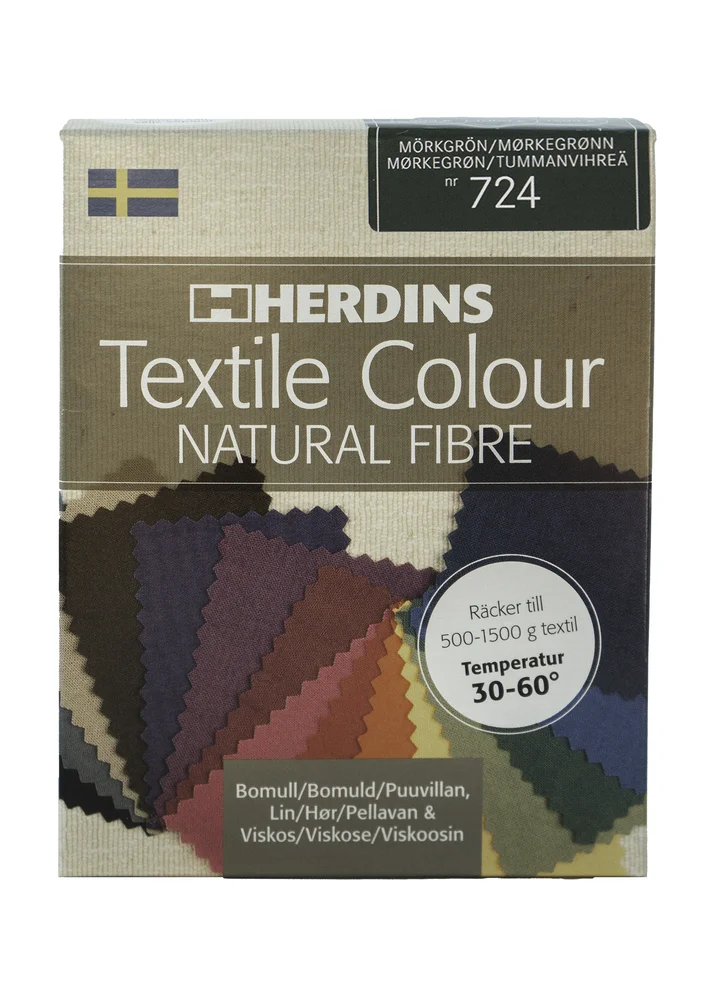 Tekstilfarge 724 Mørkegrønn v:1455123