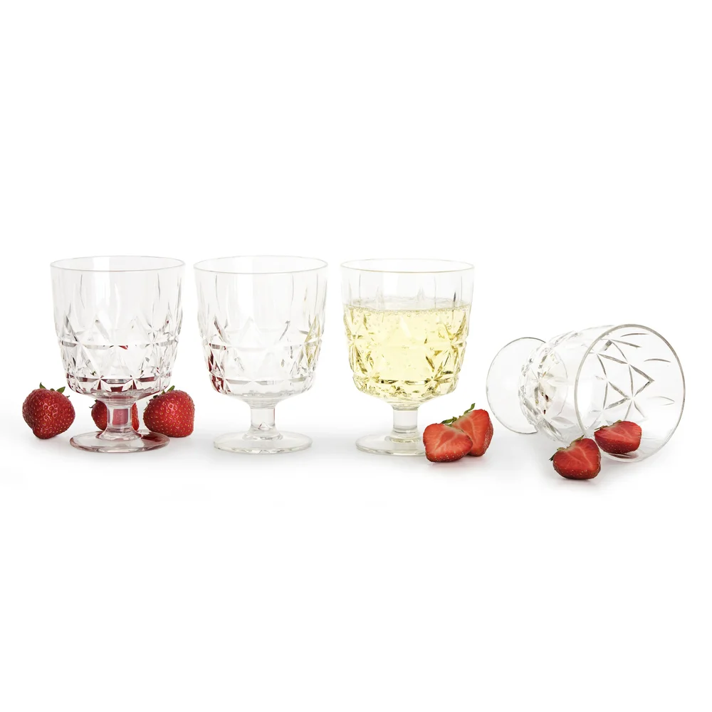 Picknick Juni plastglass 4-pk v:9937979 Picknick Juni plastglass 4-pk v:9937979