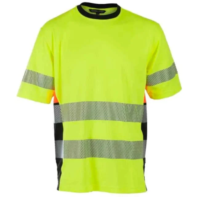 Bekken & Strøm Gjøvik T-skjorte, HiVis kl.3, unisex, str. 2XL, gul/sort | 646843 Bekken & Strøm Gjøvik T-skjorte, HiVis kl.3, unisex, str. 2XL, gul/sort | 646843