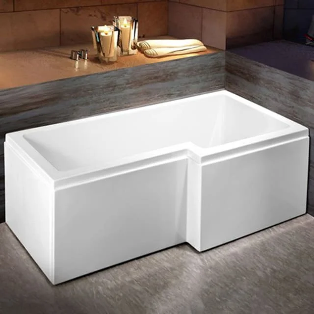 Bathlife Bahag hjørnebadekar, høyre, 150×85 cm, hvit | 40728113 Bathlife Bahag hjørnebadekar, høyre, 150×85 cm, hvit | 40728113