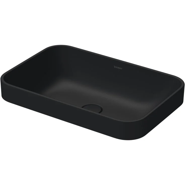 Duravit Happy D.2 Plus servant, 60x40 cm, med wondergliss, antrasitt | 23596013001