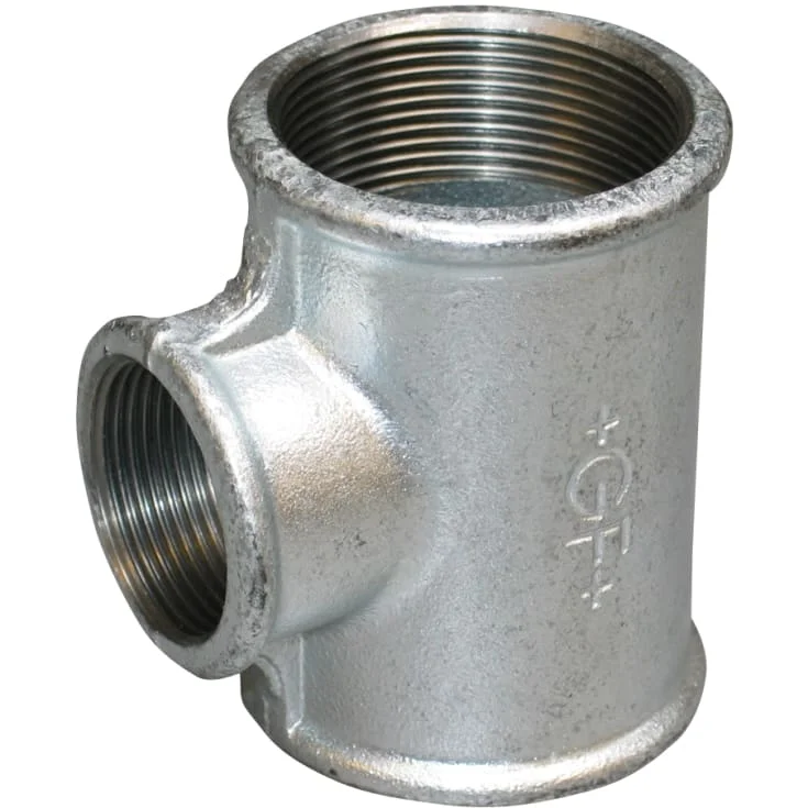 Galvanisert T-rør 2" x 1 1/4" x 2" | 770130288