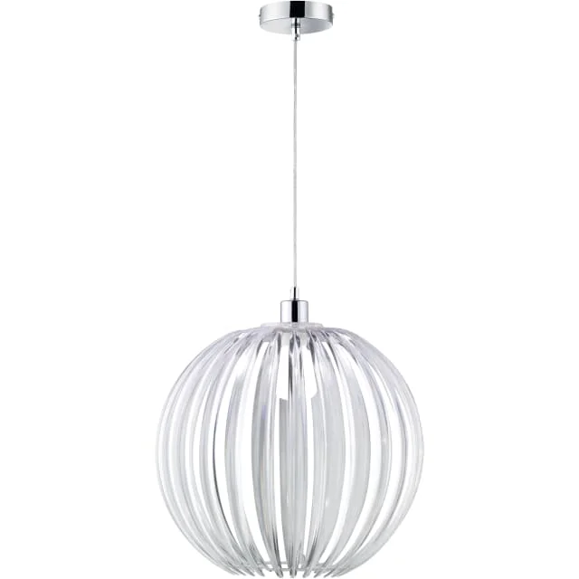 Trio Lighting Zucca pendel, klar | 304100100