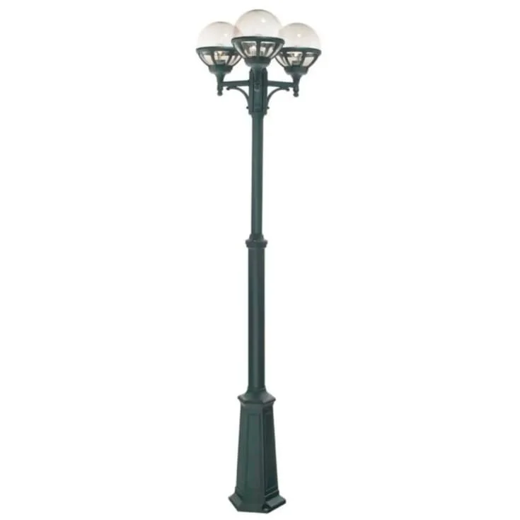 Norlys Bolgona 364 stolpelampe, LED max 3x9W, E27, IP54, sort | 3183091