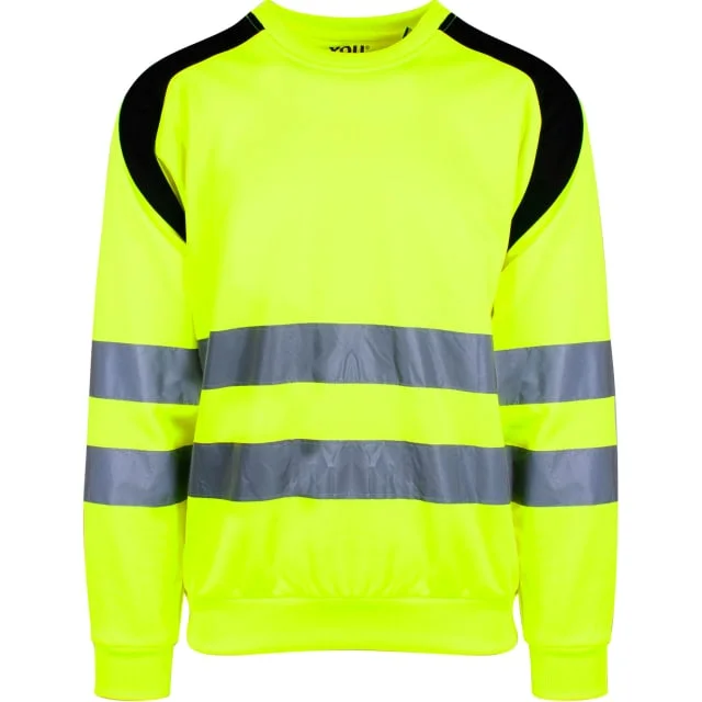 YOU Århus collegegenser, hi-vis gul, str. M | 4611-630_M YOU Århus collegegenser, hi-vis gul, str. M | 4611-630_M