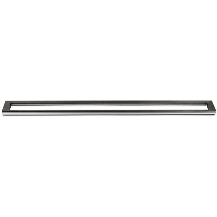Unidrain HighLine Colour ramme, 300 mm, høyde 10 mm, børstet sort | 3400157