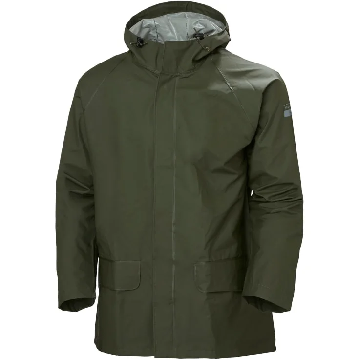 Helly Hansen Mandal regnjakke, mørkegrønn, str. S | 70129-480_S