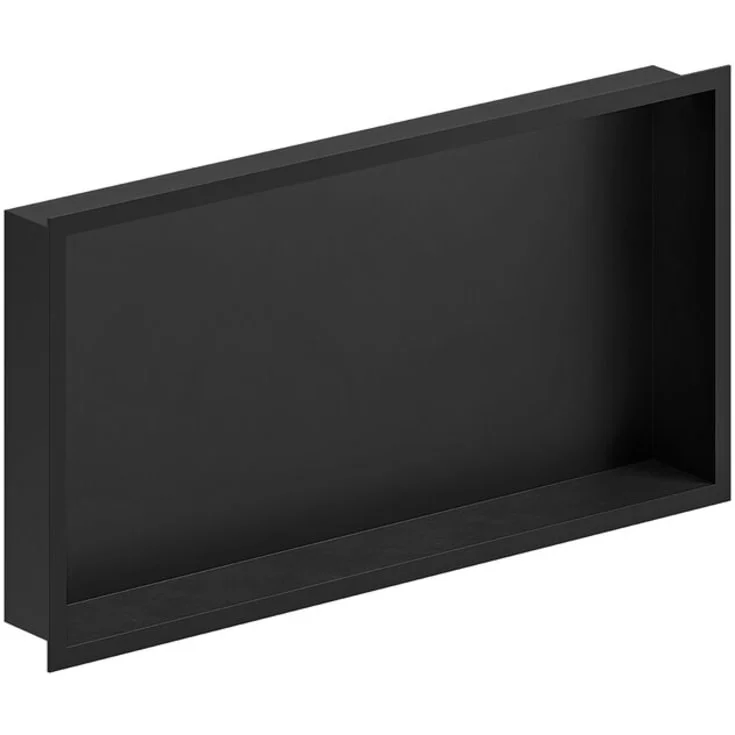 Damixa Zen dusjhylle, 59,5x29,5 cm, matt sort | 4874761