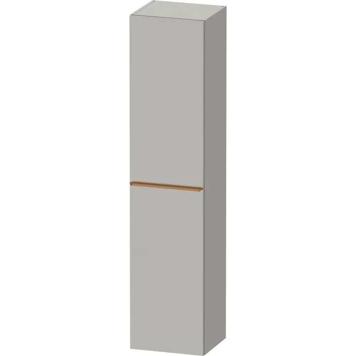 Duravit D-Neo høyskap, 40x176 cm, venstre, matt grå/bronse | DE1328L04070000