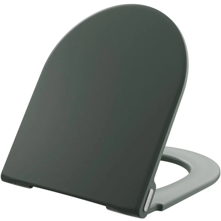 Pressalit Style D2 toalettsete, soft close, avtagbar, matt grønn | 1206367-DN2999