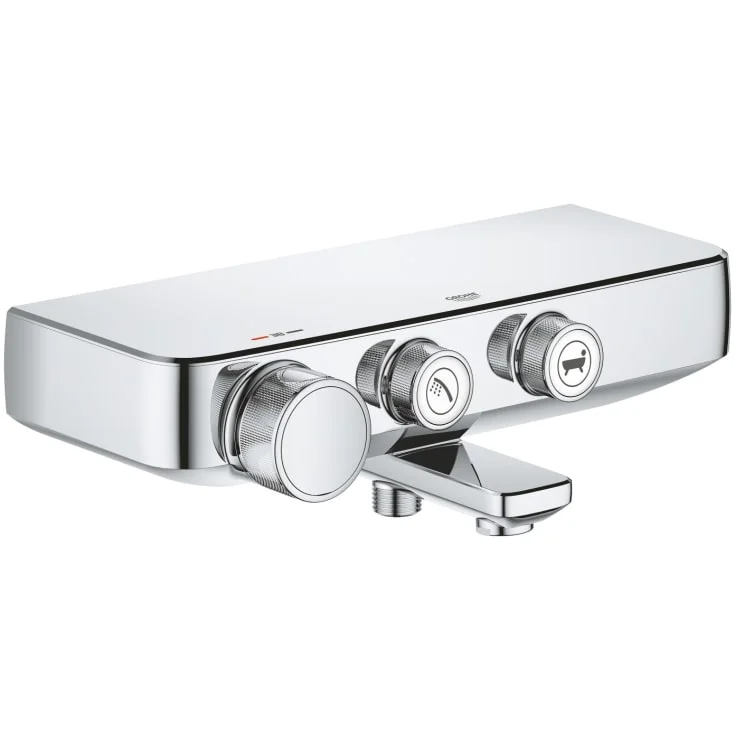 Grohe Grohtherm SmartControl badekarbatteri, krom | 34718000