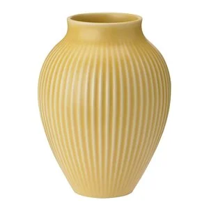 Ripple vase 27 cm gul v:4202923