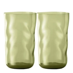 Swirl longdrink glass 48 cl 2 stk Moss v:4219692