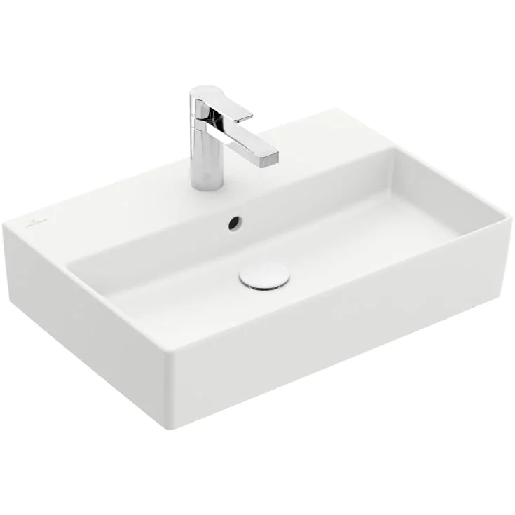Villeroy & Boch Memento vegghengt servant, 60×42 cm, med CeramicPlus, hvit | 4A2260RW