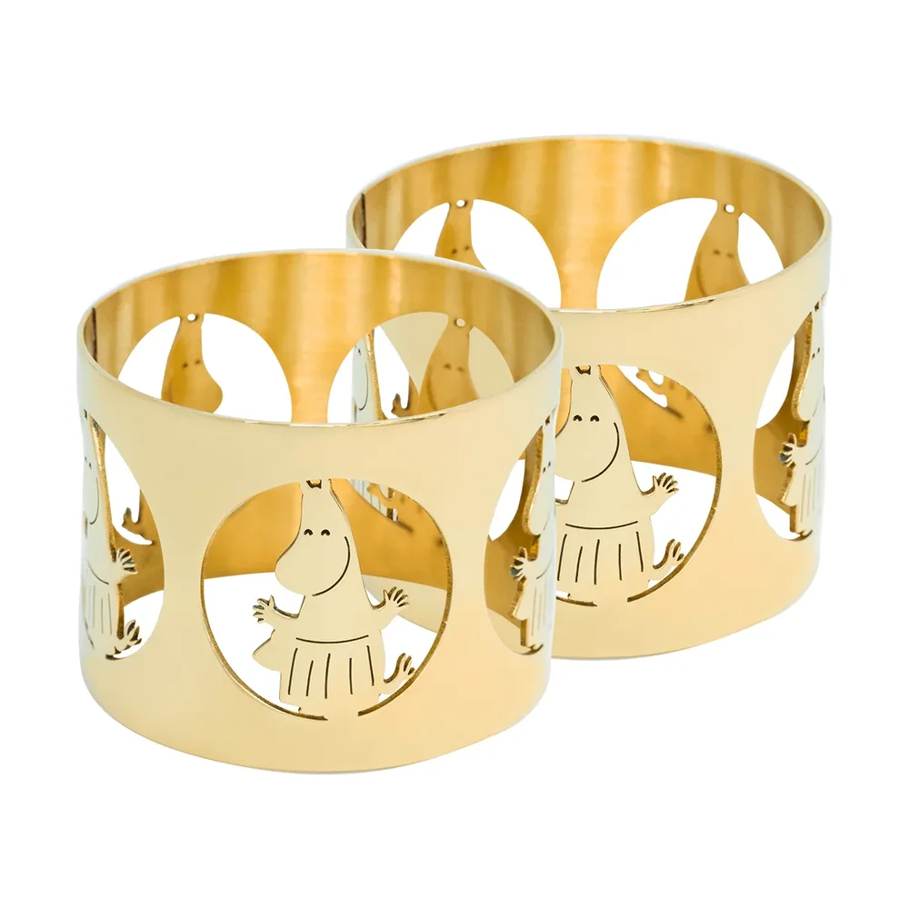 Hilke X Mummitrollet serviettringer Mummimamma 2-pk v:5376137 Hilke X Mummitrollet serviettringer Mummimamma 2-pk v:5376137