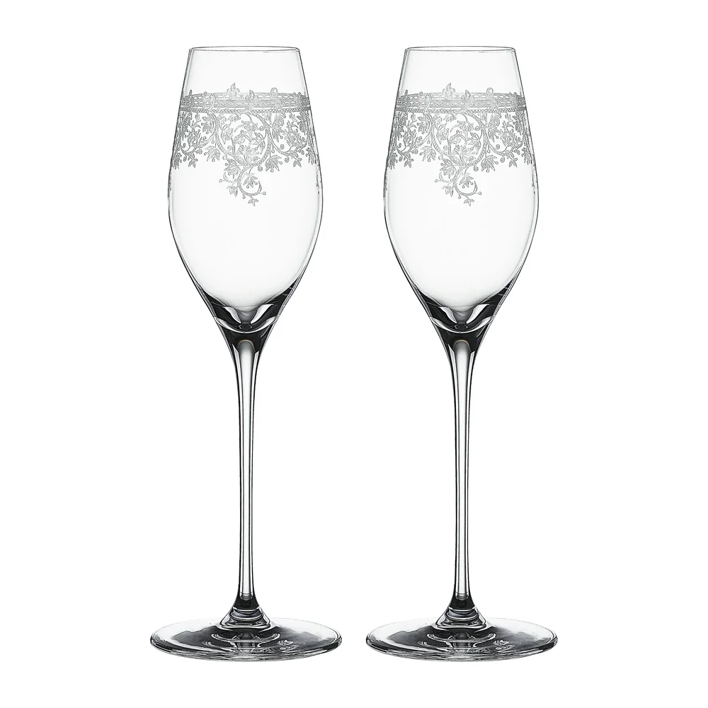 Arabesque champagneglass 30 cl 2-pakning v:4514342