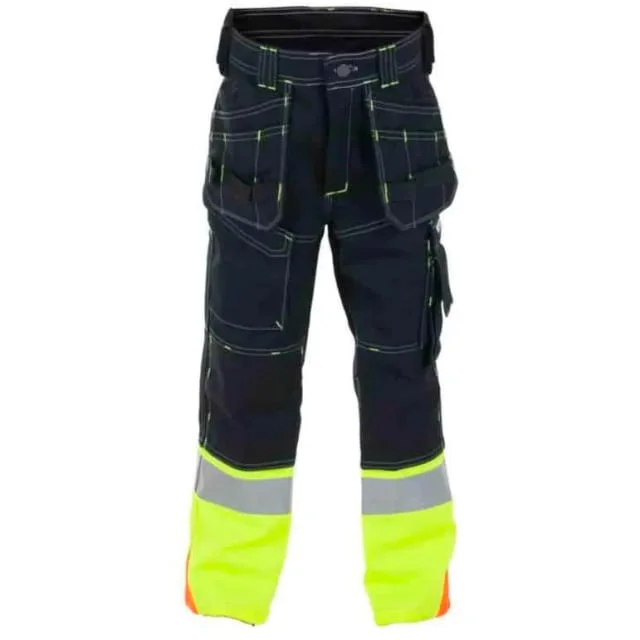 Bekken & Strøm håndverksbukse Barn Drevsjø, Barn, str. 12, signalgul/sort | 676973