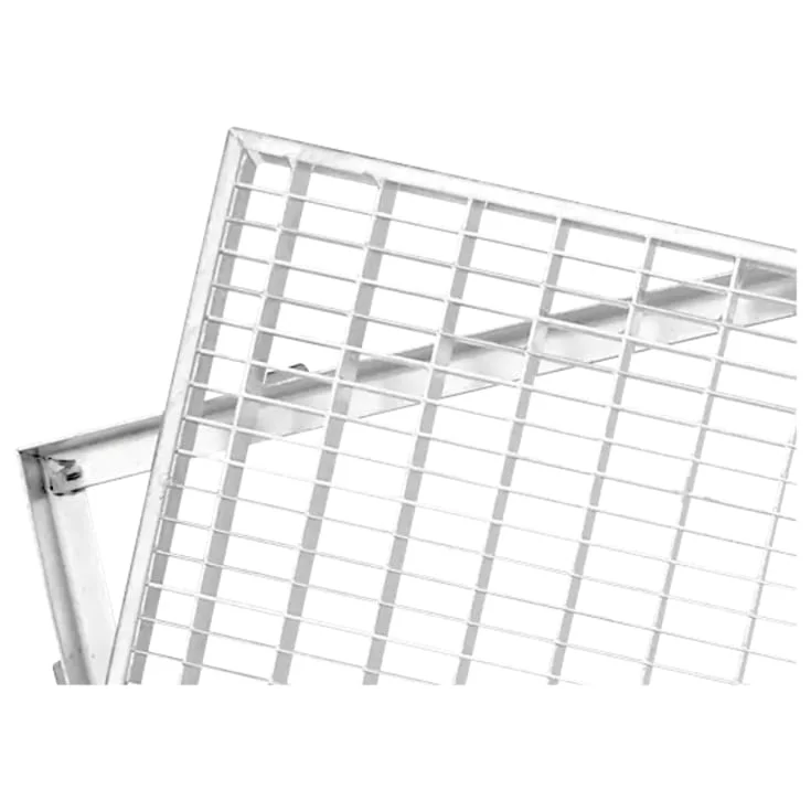 Aco Vario dørrist, med ramme, 70×40 cm, galvanisert | 03497 Aco Vario dørrist, med ramme, 70×40 cm, galvanisert | 03497