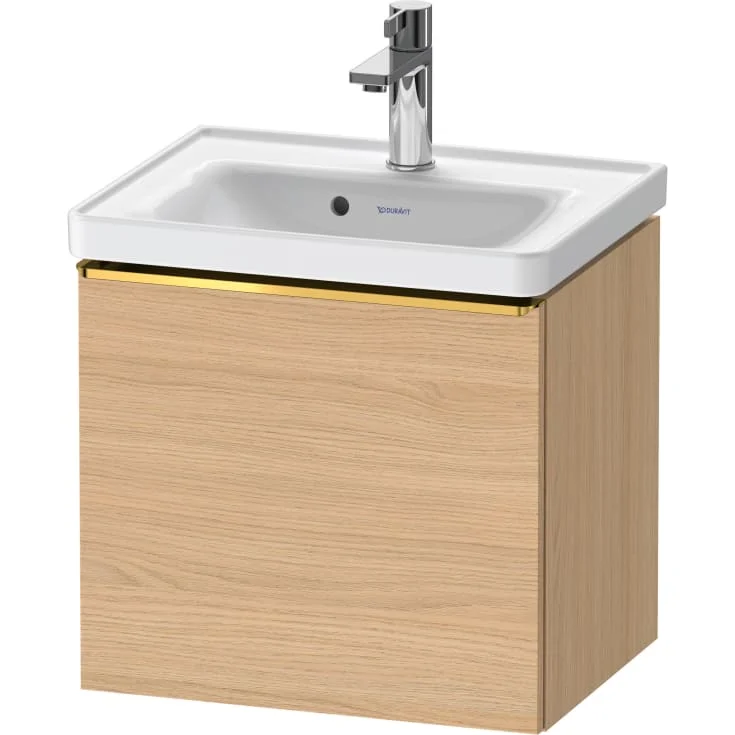 Duravit D-Neo servantskap, 48,4x37,2 cm, eik/gull | DE4248034300000