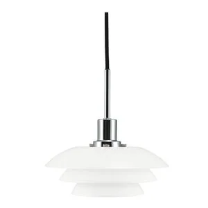 DL20 pendel 9 cm opal/krom v:5081377 DL20 pendel 9 cm opal/krom v:5081377