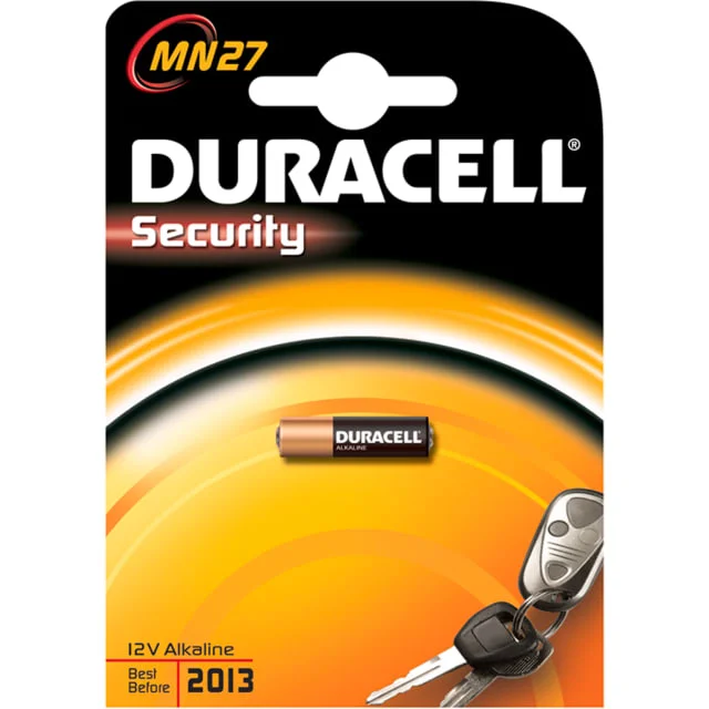 Duracell Security MN27 batteri, 1 stk | 2830