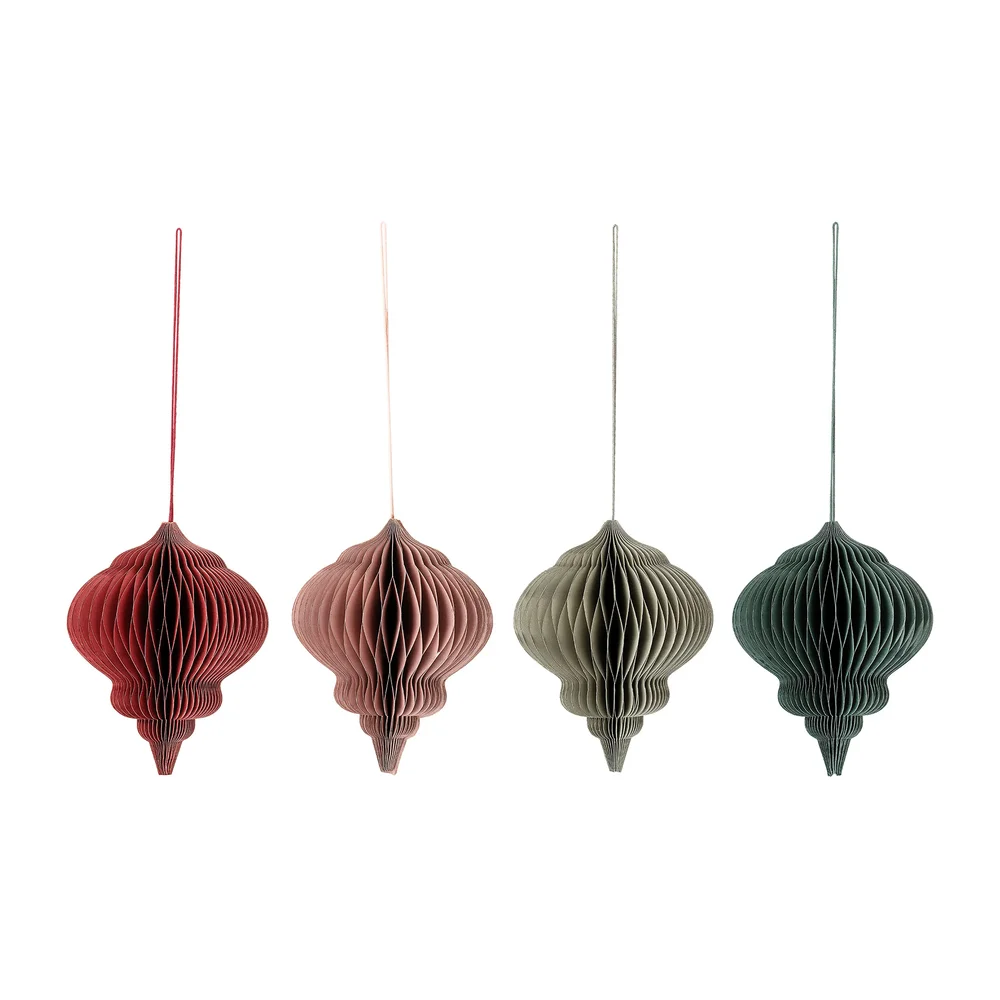 Milay julepynt 18 cm 4 deler v:3231019 Milay julepynt 18 cm 4 deler v:3231019