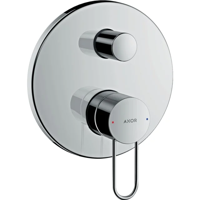 Axor Uno dusjbatteri, med 2 utløp, for innbygging, krom | 38426000 Axor Uno dusjbatteri, med 2 utløp, for innbygging, krom | 38426000