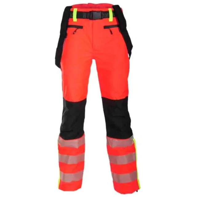 Bekken & Strøm Gjøvik allværs vinterbukse, kl.2, unisex, str. XL, rød/sort, HiVis | 677159 Bekken & Strøm Gjøvik allværs vinterbukse, kl.2, unisex, str. XL, rød/sort, HiVis | 677159