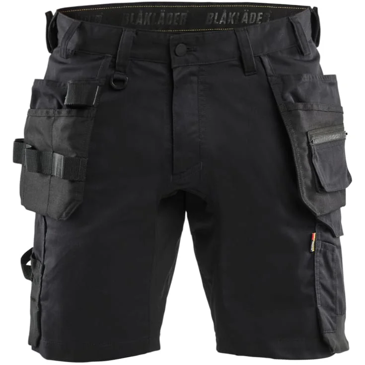 Blåkläder Workwear 1752 håndverksshorts med 2-veis stretch, sort, str. C44 | 1752-1832-9900_C44