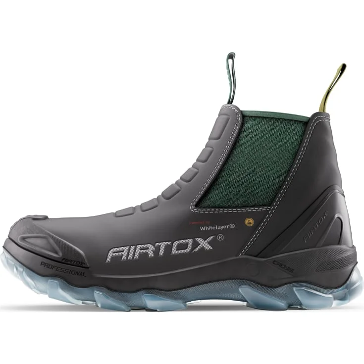 Airtox GLC vernestøvletter, S3, sort/grønn, str. 42 | GLC_42 Airtox GLC vernestøvletter, S3, sort/grønn, str. 42 | GLC_42