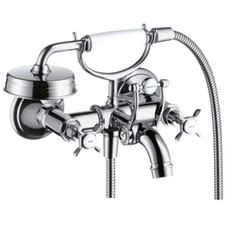 Axor Montreux 2-greps Badekarbatteri, cc 170 mm, krom | 16540000