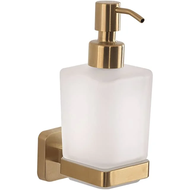 Hefe Tonga sæbedispenser, børstet messing | TO8188