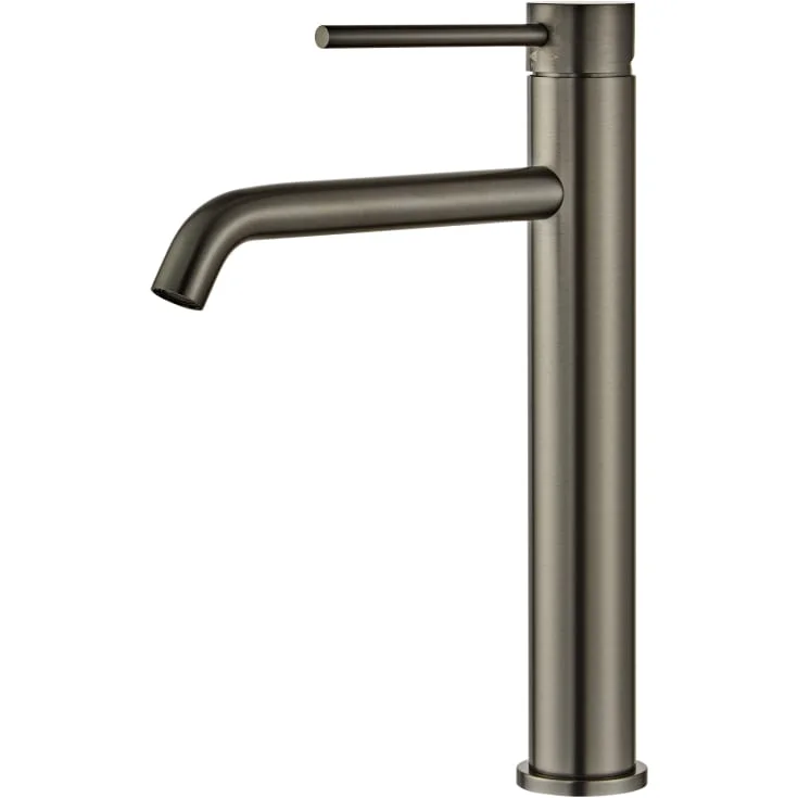 Zen Sanitary Slimline servantbatteri, sort krom | 81300217