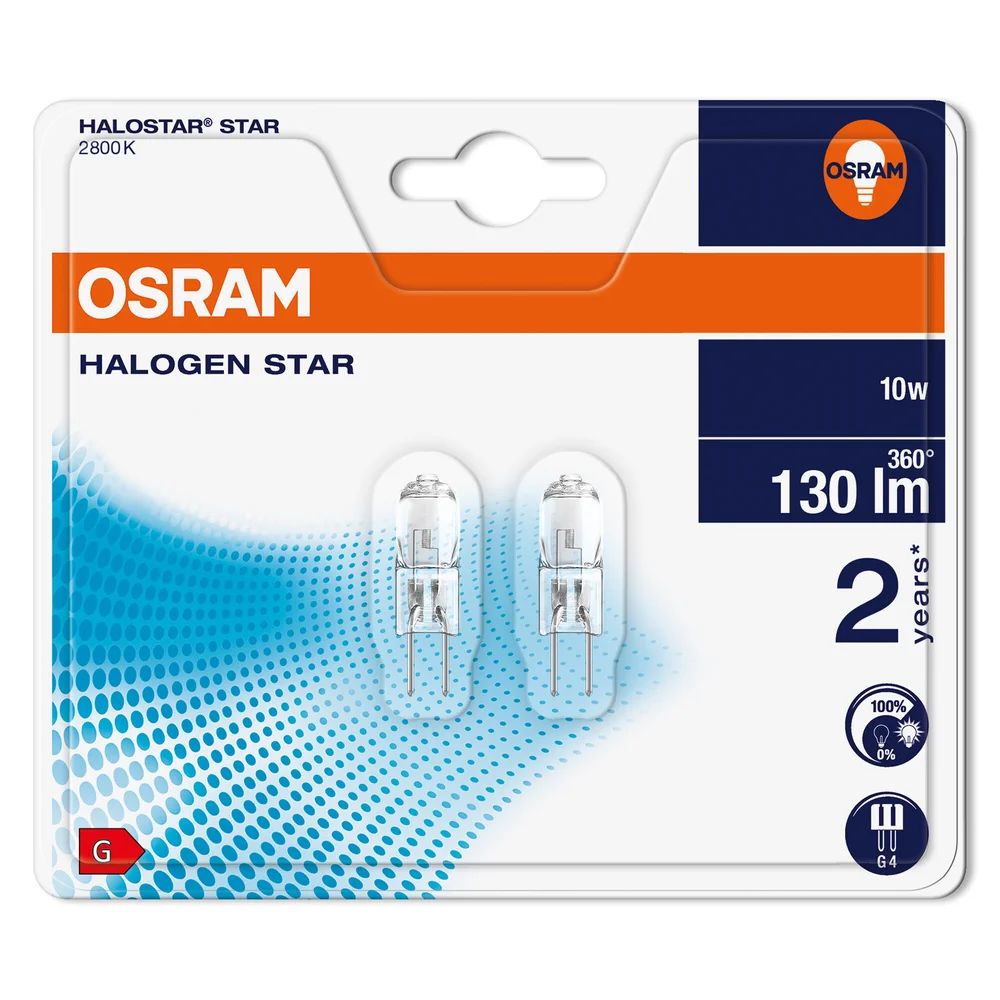 Halogen Halostar 10W 130lm G4 v:2677832