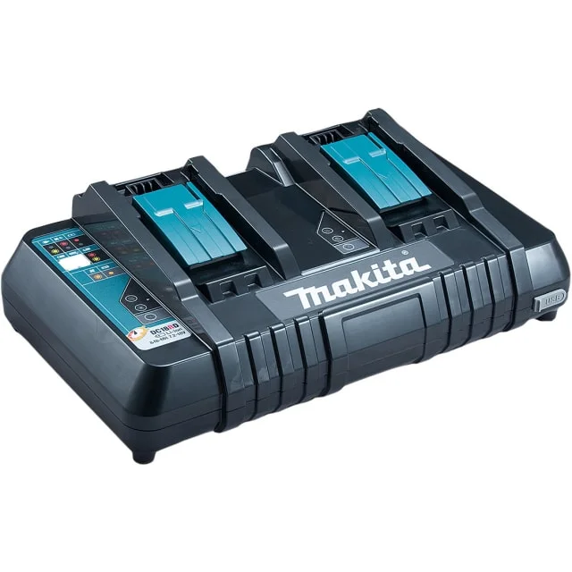 Makita DC18RD-lader for batterier, 2 porter | 196933-6 Makita DC18RD-lader for batterier, 2 porter | 196933-6