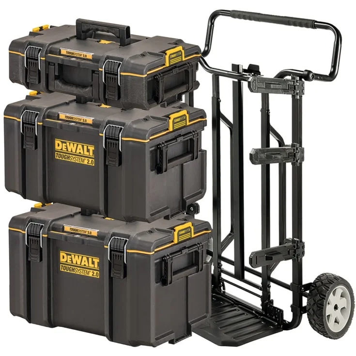 DeWalt DXL Thoughsystem 2.0 opbevaringssæt 4, med trolley | DWST83401-1 DeWalt DXL Thoughsystem 2.0 opbevaringssæt 4, med trolley | DWST83401-1