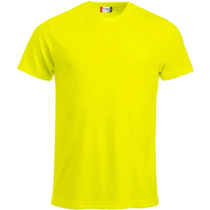 Clique New Classic t-skjorte, hi-vis gul, str. L | 029360-11_L