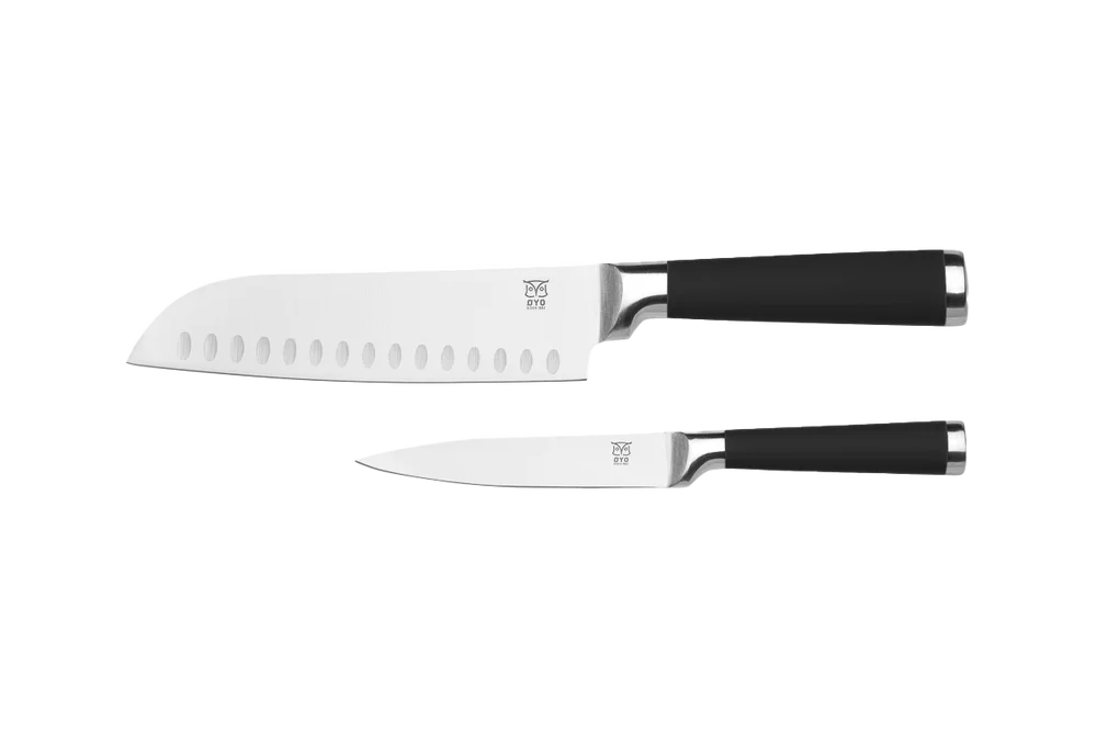 Knivsett Meis 2 deler Santoku + kjøkken v:9995113 Knivsett Meis 2 deler Santoku + kjøkken v:9995113