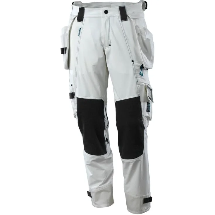 Mascot Advanced arbeidsbukse med stretch, hvit, str. 90C46 | 17031-311-06_90C46