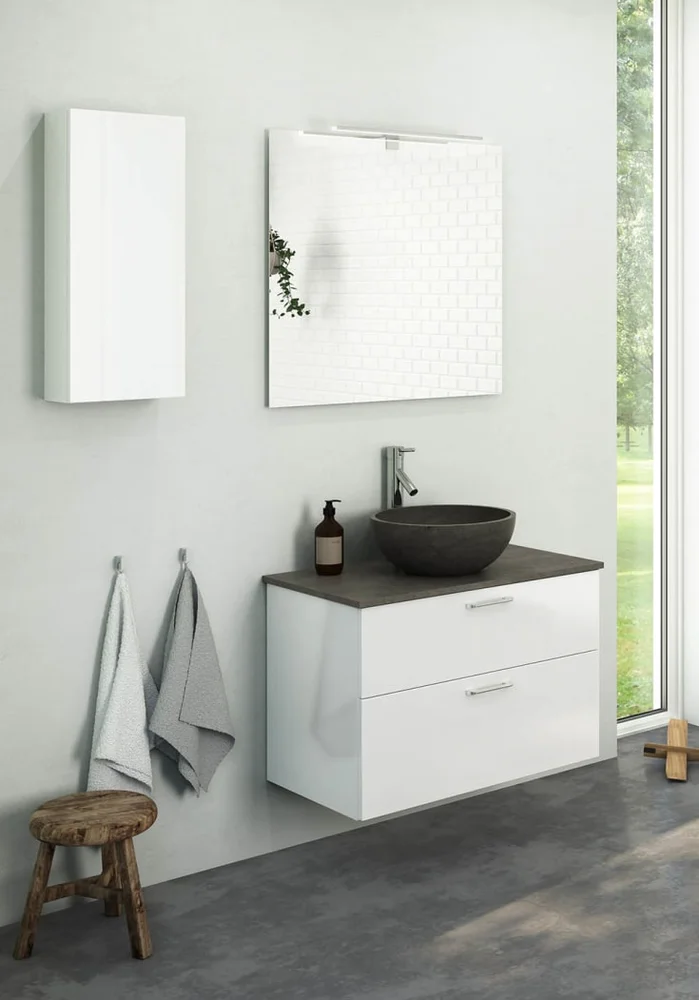 Noro Flex speil, uten lys, 80x75 cm, speilglass | 1508