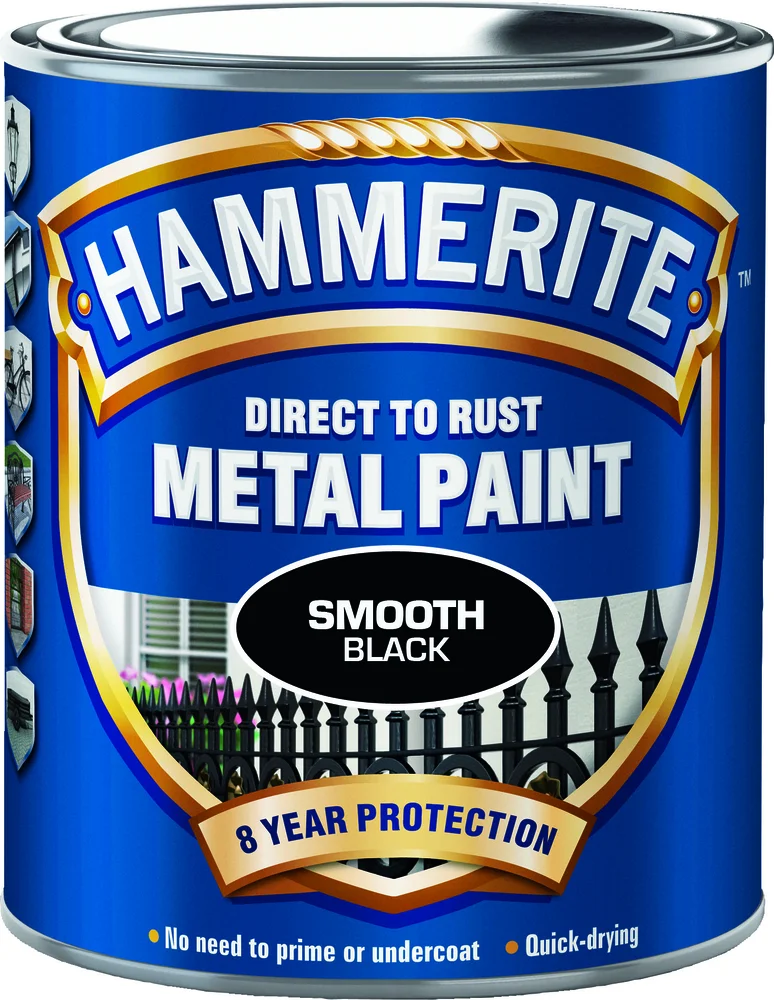 Metallmaling glatt sort 750ml v:3286165 Metallmaling glatt sort 750ml v:3286165