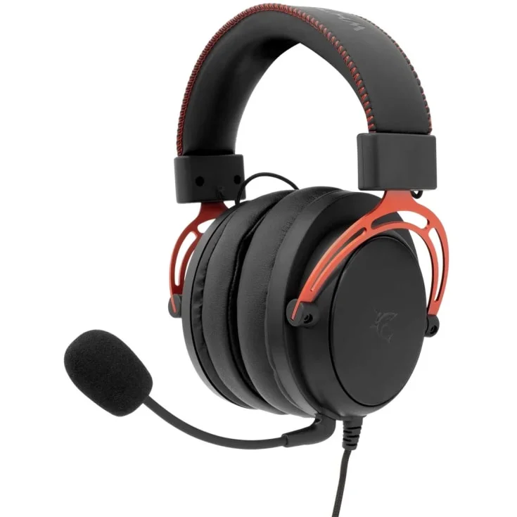 White Shark Gorilla gaming hodetelefoner, rød | 9450240