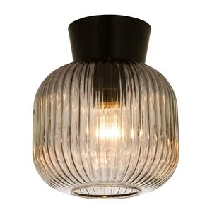 Vanja plafond 20 cm svart/røykfarget v:8180616