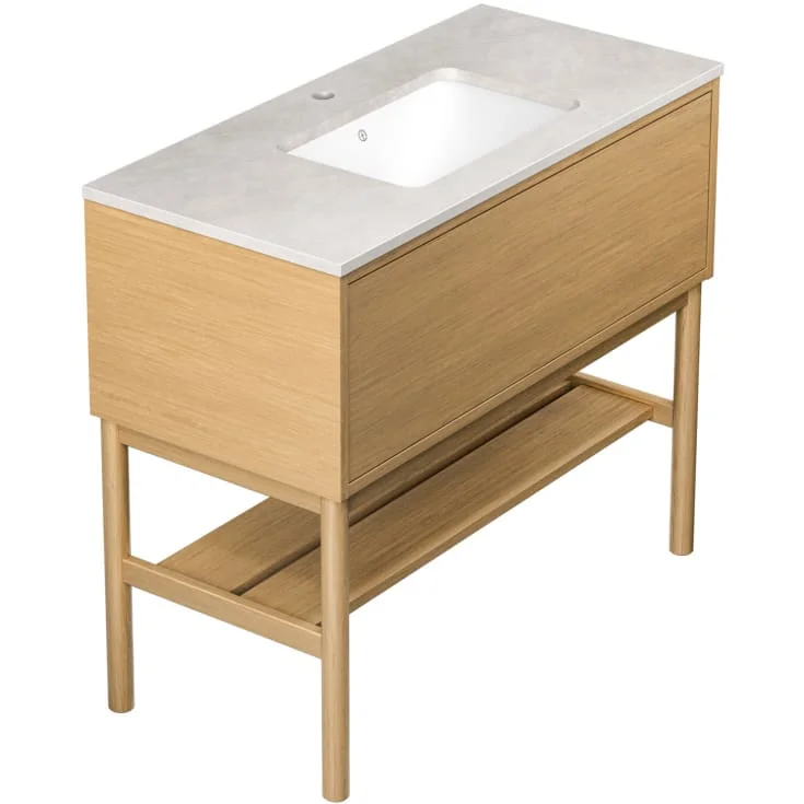Gustavsberg Ducentic møbelpakke, 99x47 cm, eik | GB71DCVU10ARSG11LF