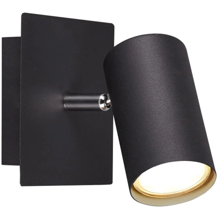 Trio Lighting Marley vegglampe, sort | 802400132