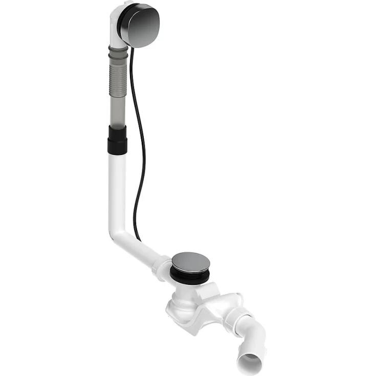 Duravit Quadroval av- og overløpssett, 53 cm, krom | 792200000001000 Duravit Quadroval av- og overløpssett, 53 cm, krom | 792200000001000
