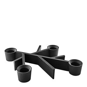 Twig lysestake 18x23 cm svart v:3163619