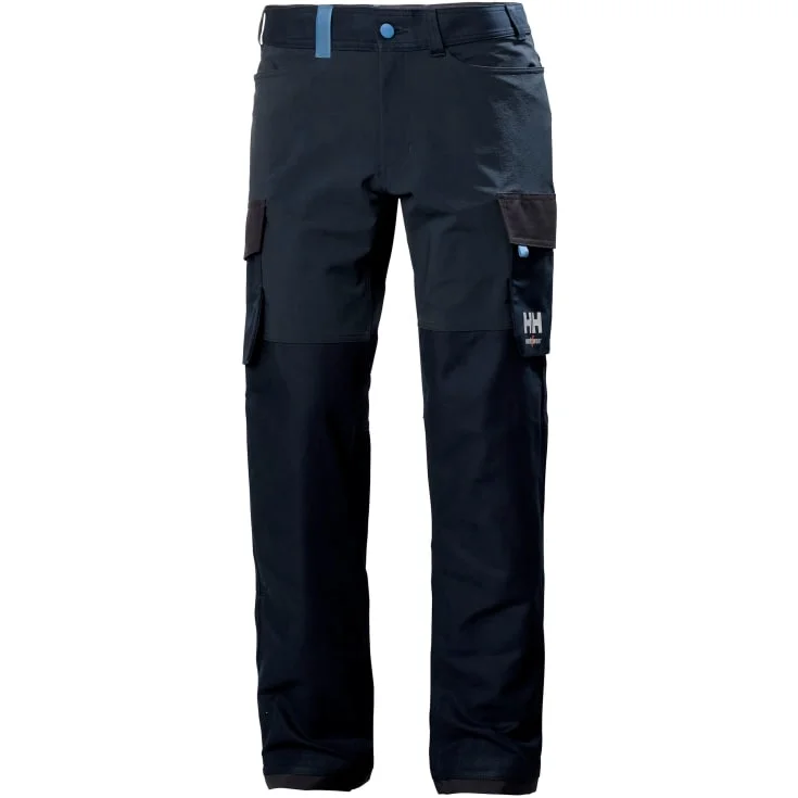 Helly Hansen Oxford servicebukse med 4-veis stretch, marineblå/mørkegrå, str. C150 | 77408-599_C150