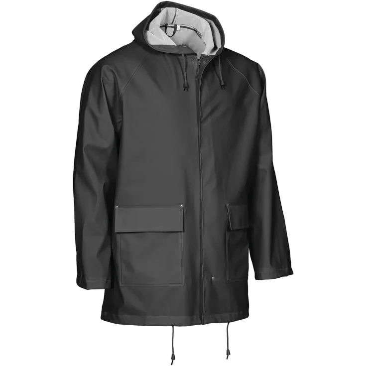Elka Outdoor regnjakke PU/PVC, sort, str. 2XL | 306600-010_2XL Elka Outdoor regnjakke PU/PVC, sort, str. 2XL | 306600-010_2XL